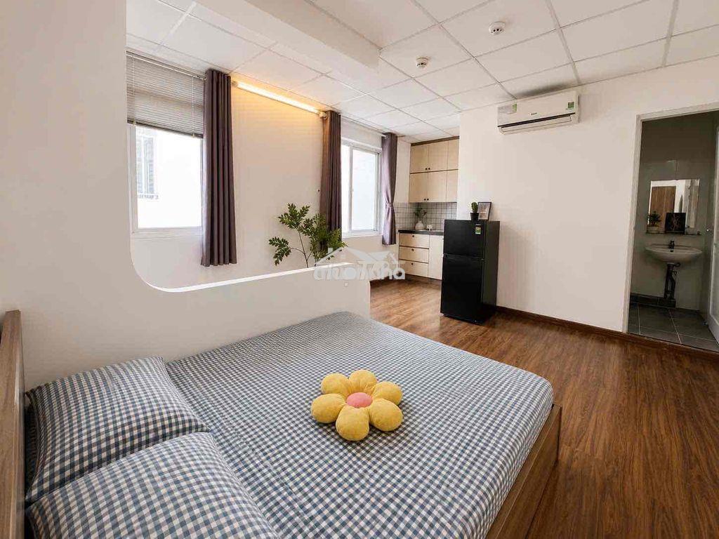 Phòng studio rộng 30m2 full nội thất gần toà nhà viettel quận 3 - 4