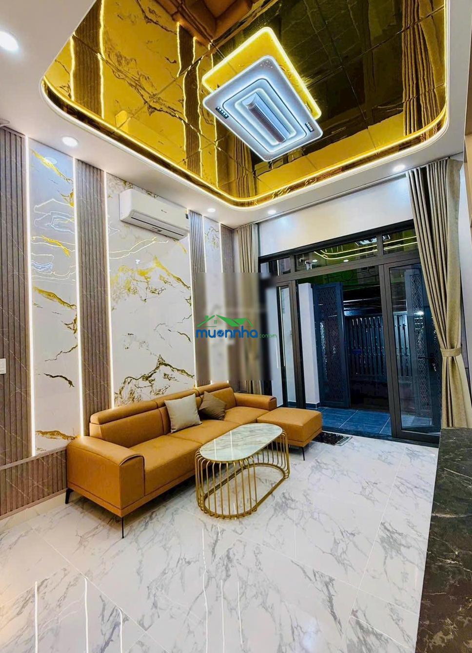 Nhà ngang 6.4m cực hiếm rộng như villa mới 100%, dtsd 154m²
