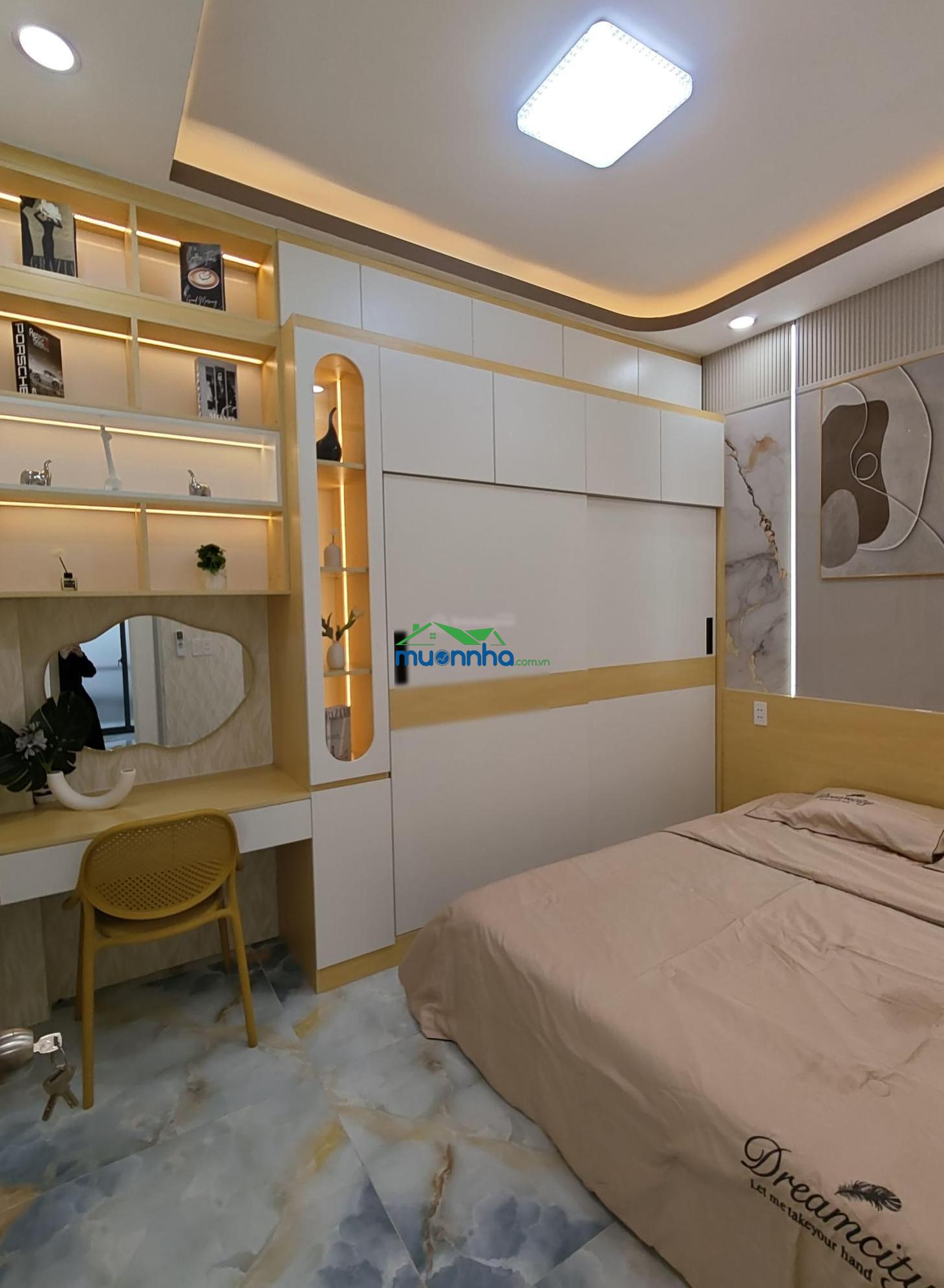 Nhà đẹp 3 tầng âu dương lân, phường 3, quận 8 - 3pn - hẻm ô tô - tặng full nội thất xịn - 5.68 tỷ - 3