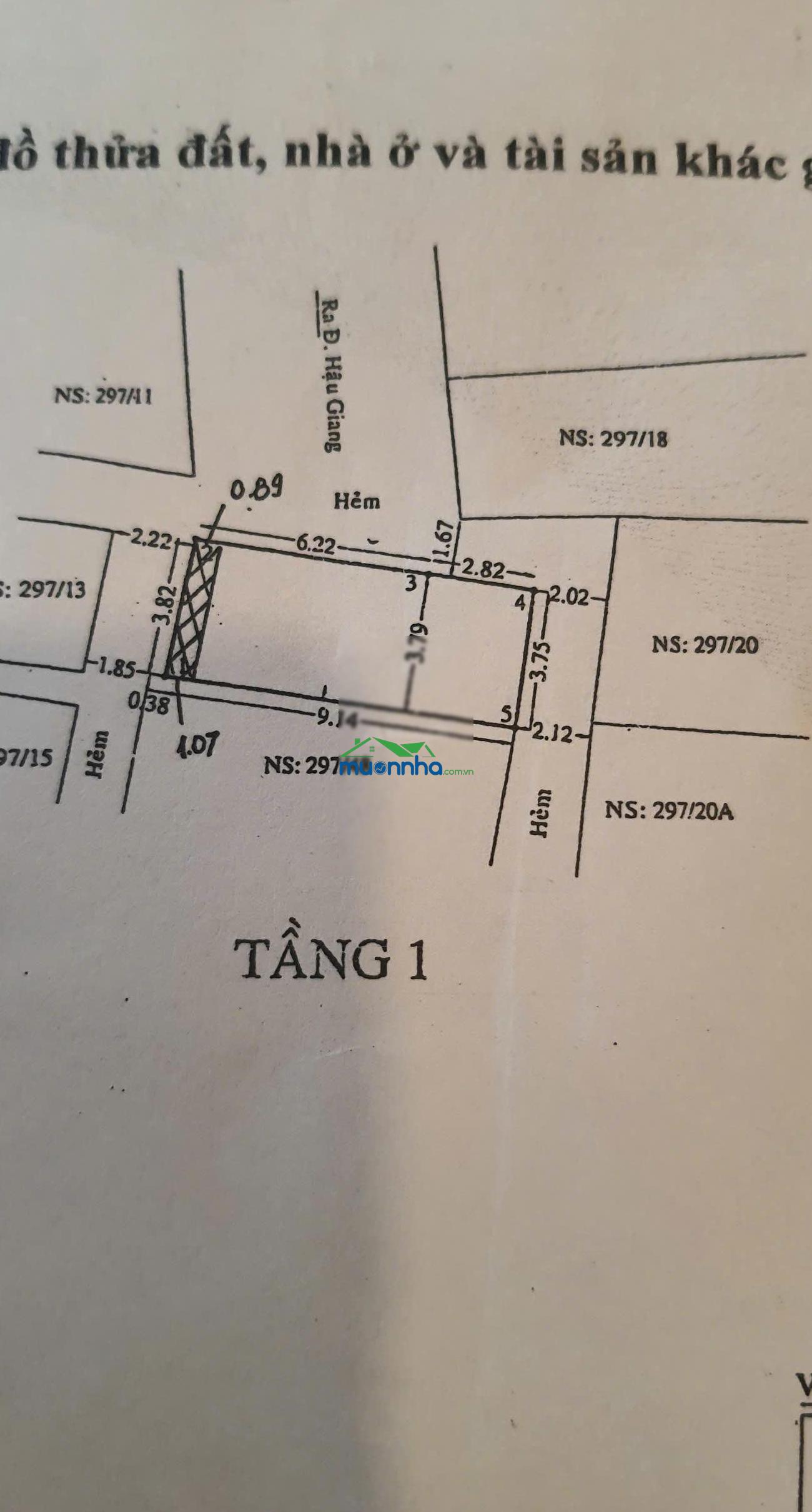 Bán nhà hẻm 297 hậu giang, quận 6 _ ngang 3 x dài 11 _ giá 5 tỷ - 3
