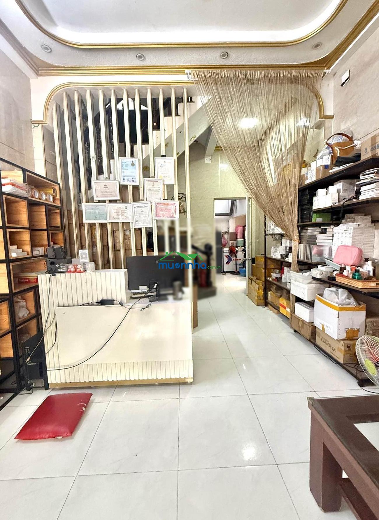 Bán nhà ông ích khiêm góc 2 mặt hẻm 5.5 x 13 nh 5.9 + trệt 2 lầu sân thượng + hẻm xe hơi thông - 2