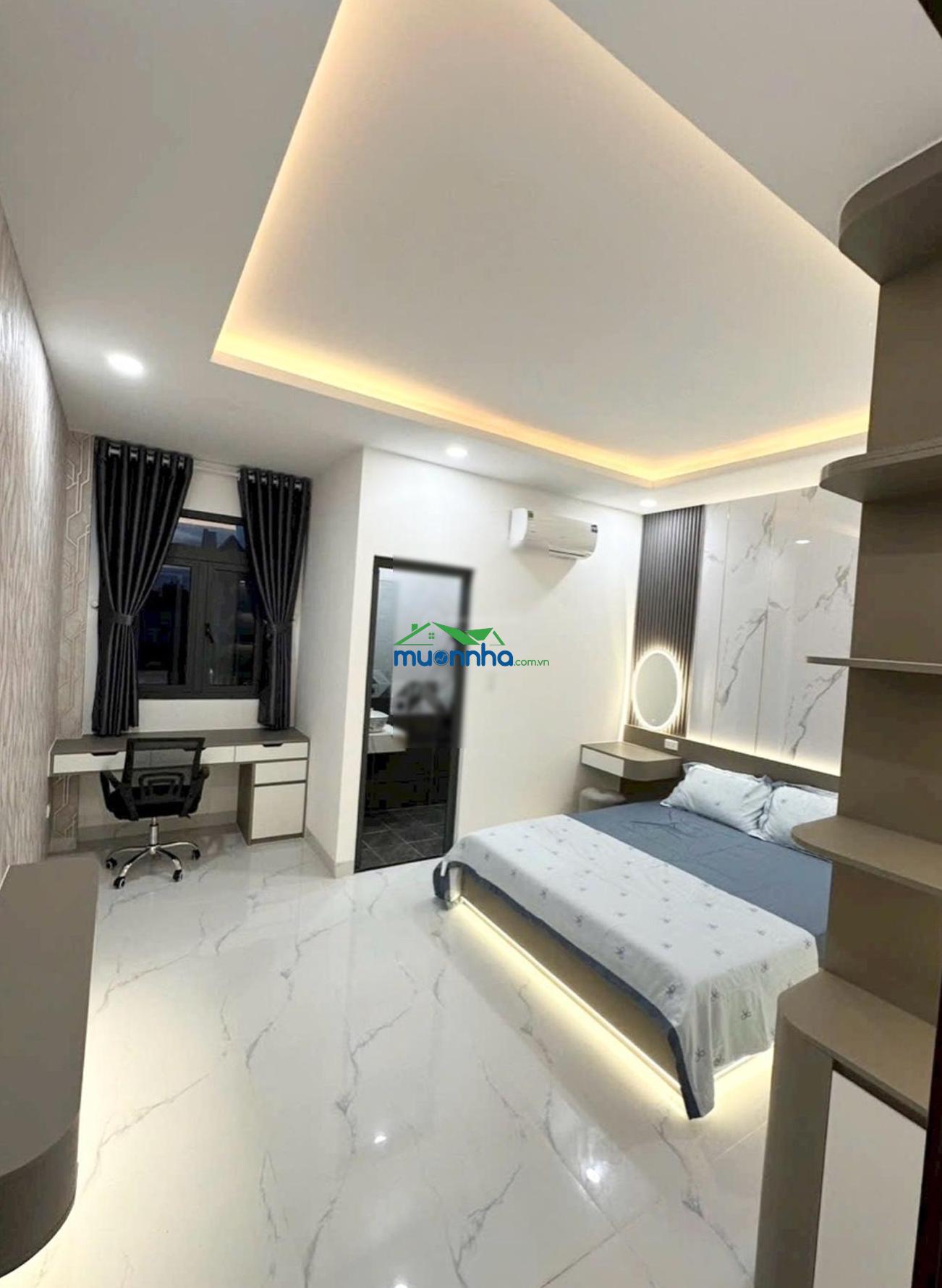 Chỉ6.6 tỷ sở hữu ngay nhà 5 tầng thạnh lộc 31,q12-sát chợ cầu đồng-dt 4.5x14m-ô tô ngủ trong nhà - 2