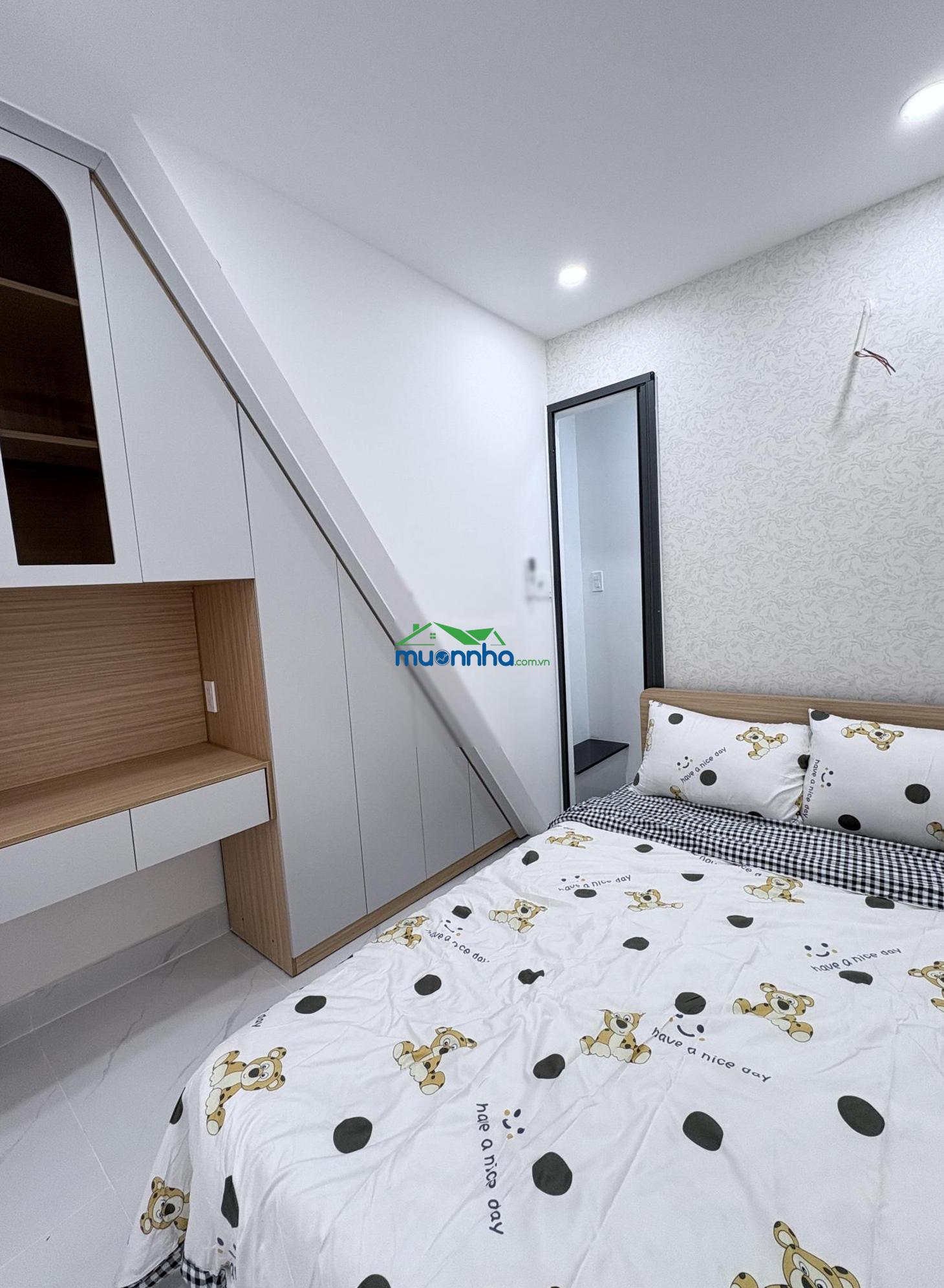 Chỉ 2.86 tỷ, nhà đẹp 3 tầng, hẻm xe hơi thông, vạn kiếp, bình thạnh - 4