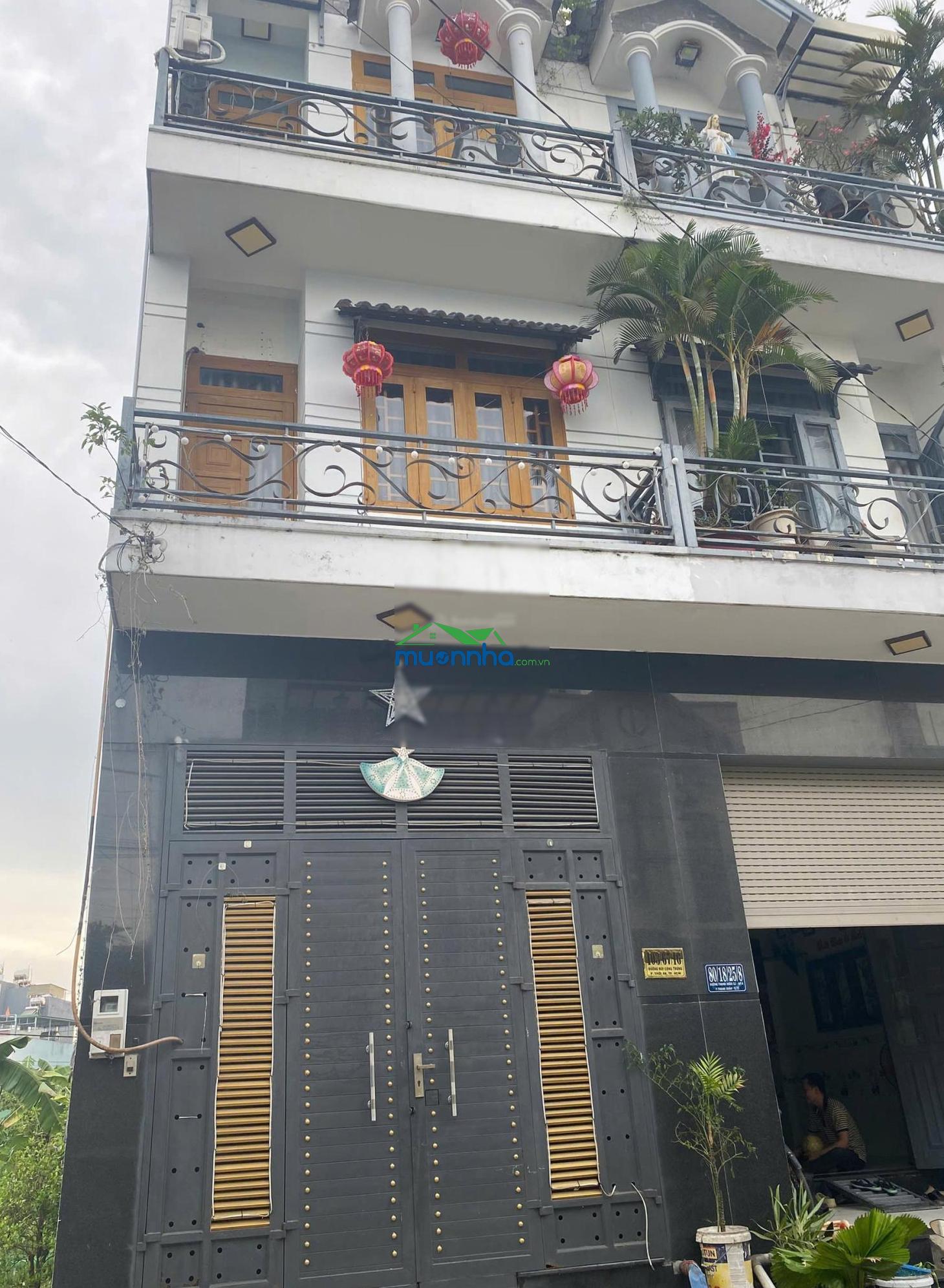 Nhà tx52 giá đầu tư (đang cho thuê 8tr/thang) nhà 1 tr 2 lầu, 4x14m, hướng đông, đường thông hxh - 3