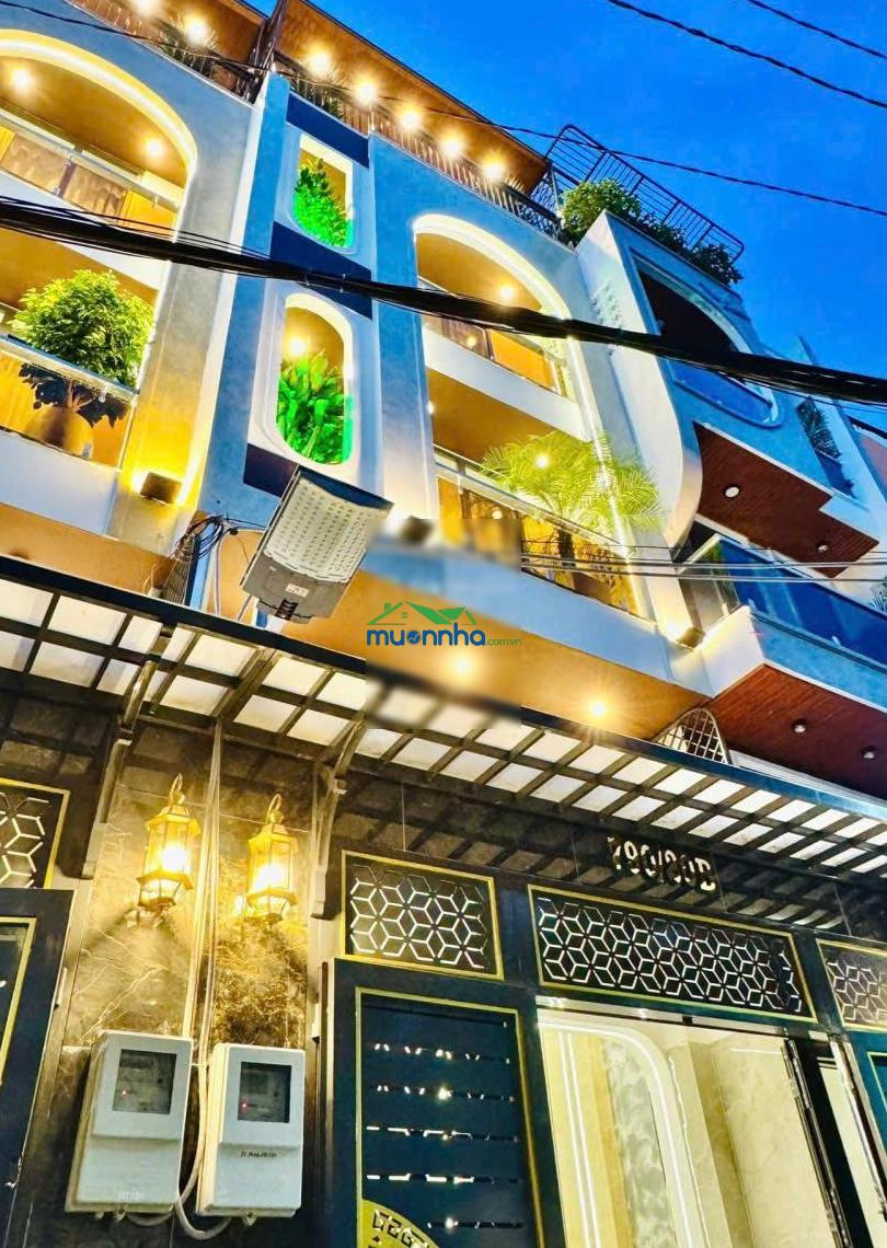 Nhà mới xây quang trung, p8 gò vấp---- 4x16m-- 4 lầu--thang máy--4 pn--6wc= 8,7 tỷ - 4