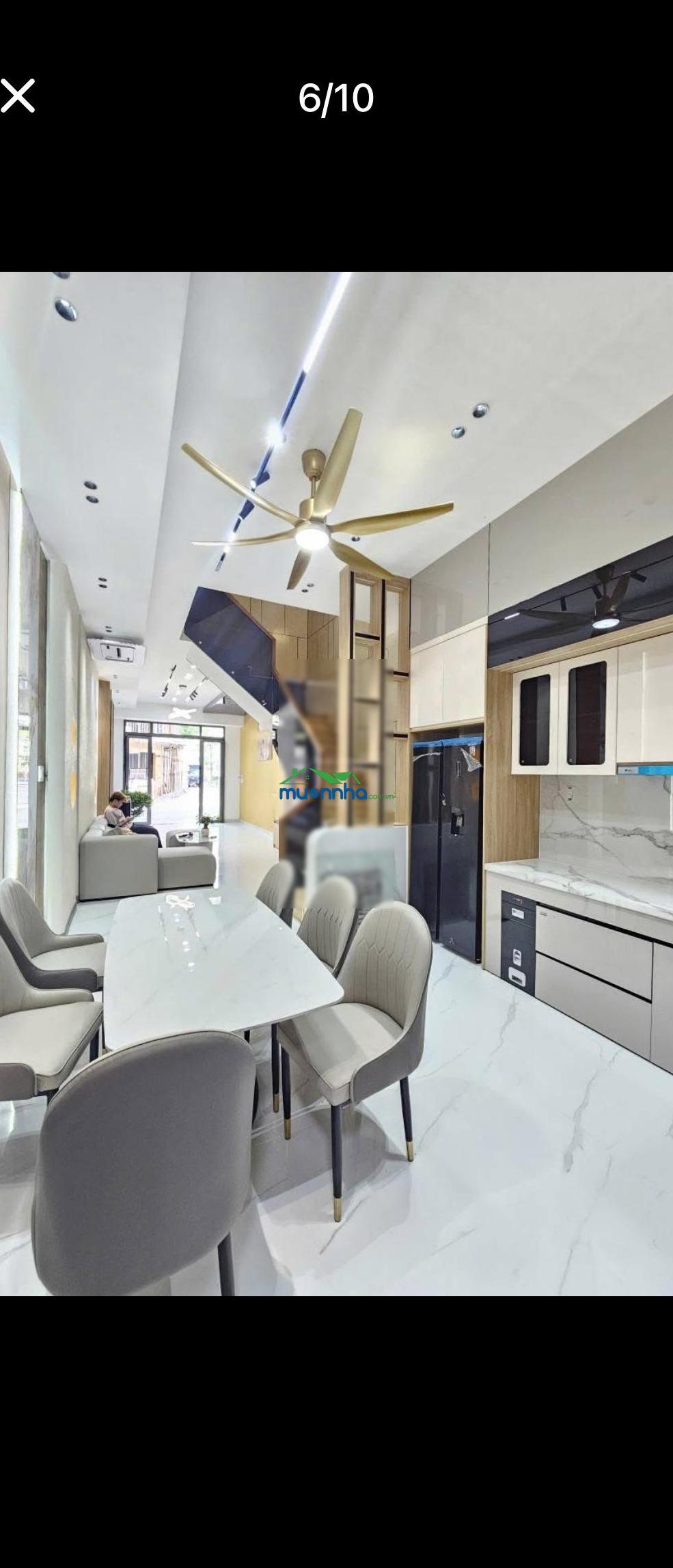 Chỉ 4tỷ130 có ngay nhà nguyễn phúc nguyên - quận 3, dt 77,5m, cho thuê 29triệu, gần bệnh viện mắt
