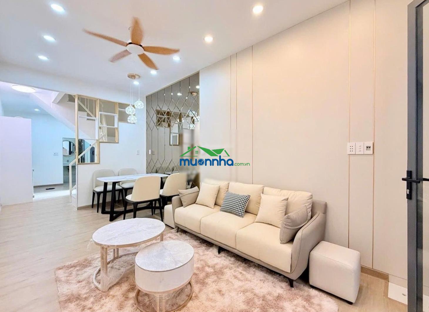 Nhà mới đẹp - full nội thất - quận 10 - 32m2 - 2 mặt hẻm thoáng mát - cách mặt tiền nguyễn duy dươ - 3