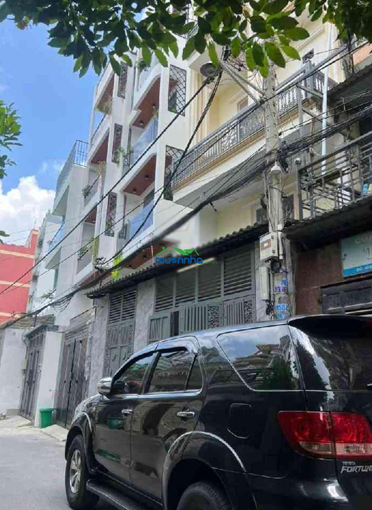 Hẻm nhựa 7m xe hơi tránh sát mặt tiền nguyễn ảnh thủ 4 tầng btct mới toanh - 2
