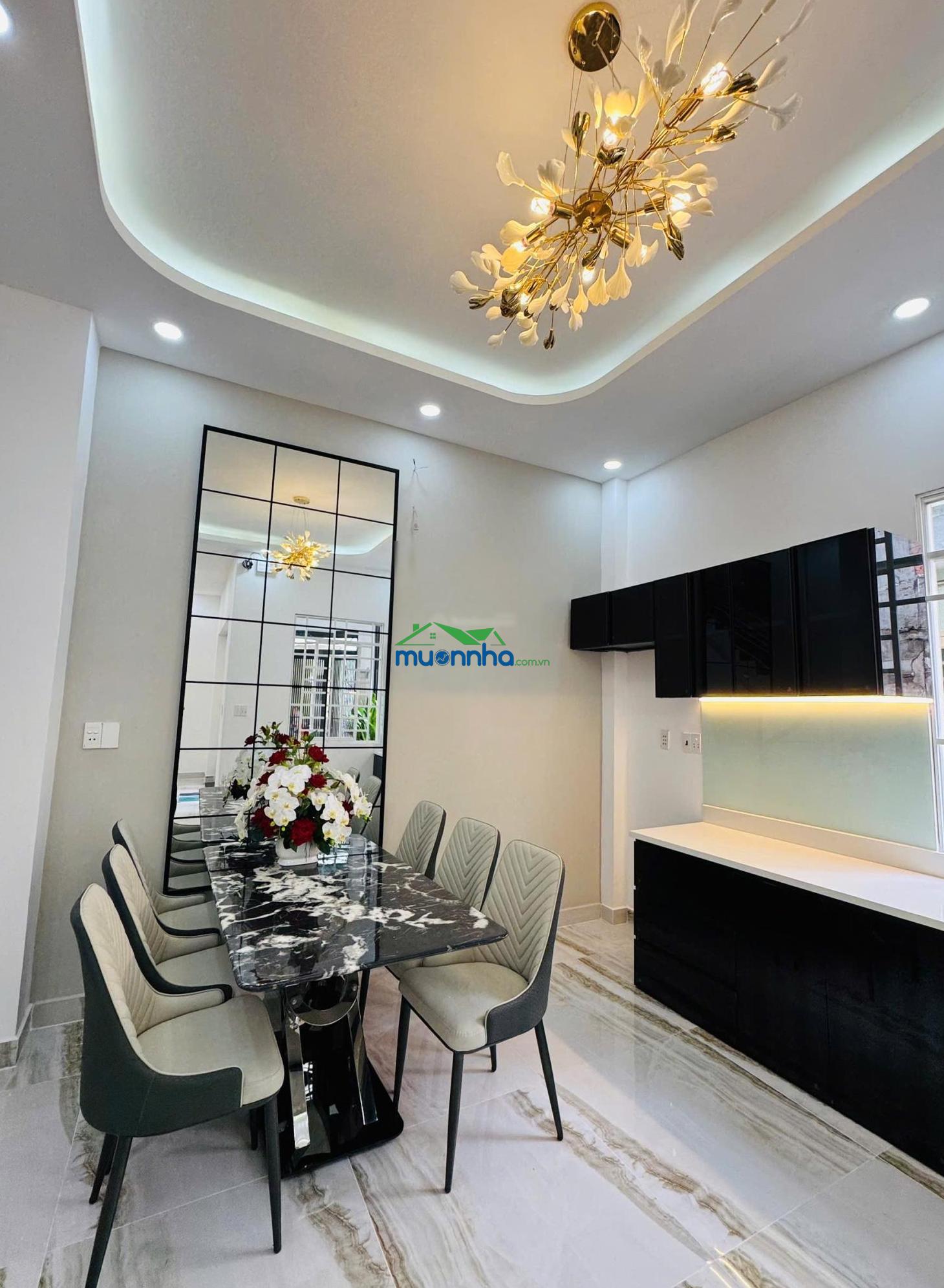 Nhà mặt tiền thụt quận 8 âu dương lân - 4 tầng - 6m1 + 7m72 không quy hoạch, lộ giới nhỉnh 7t - 4