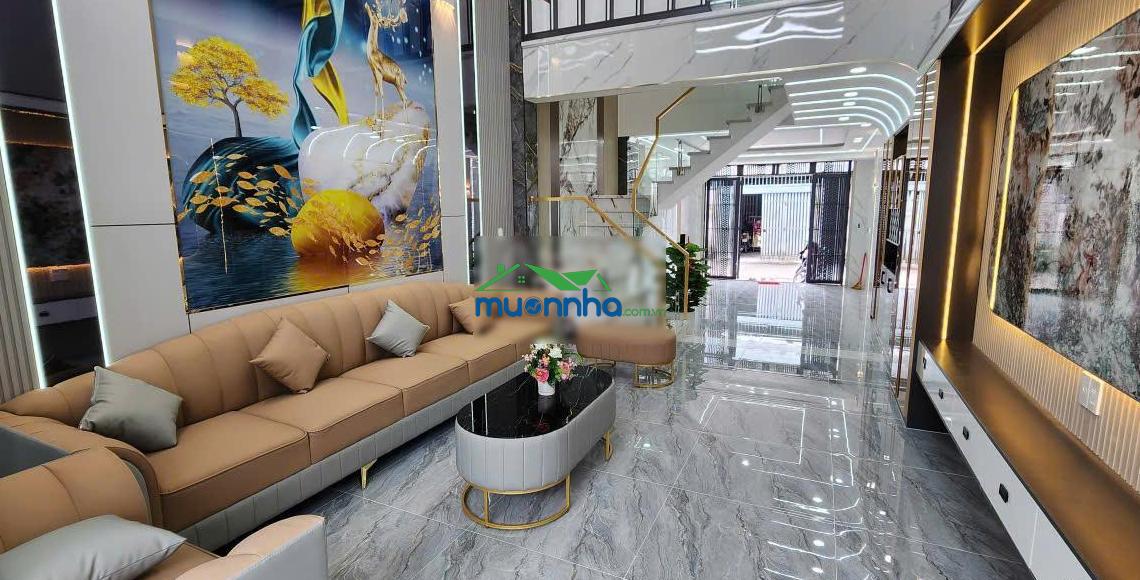 Nhà ngộp tx25, thới an 4.2x19m full nội thất có hộc thang máy - 2