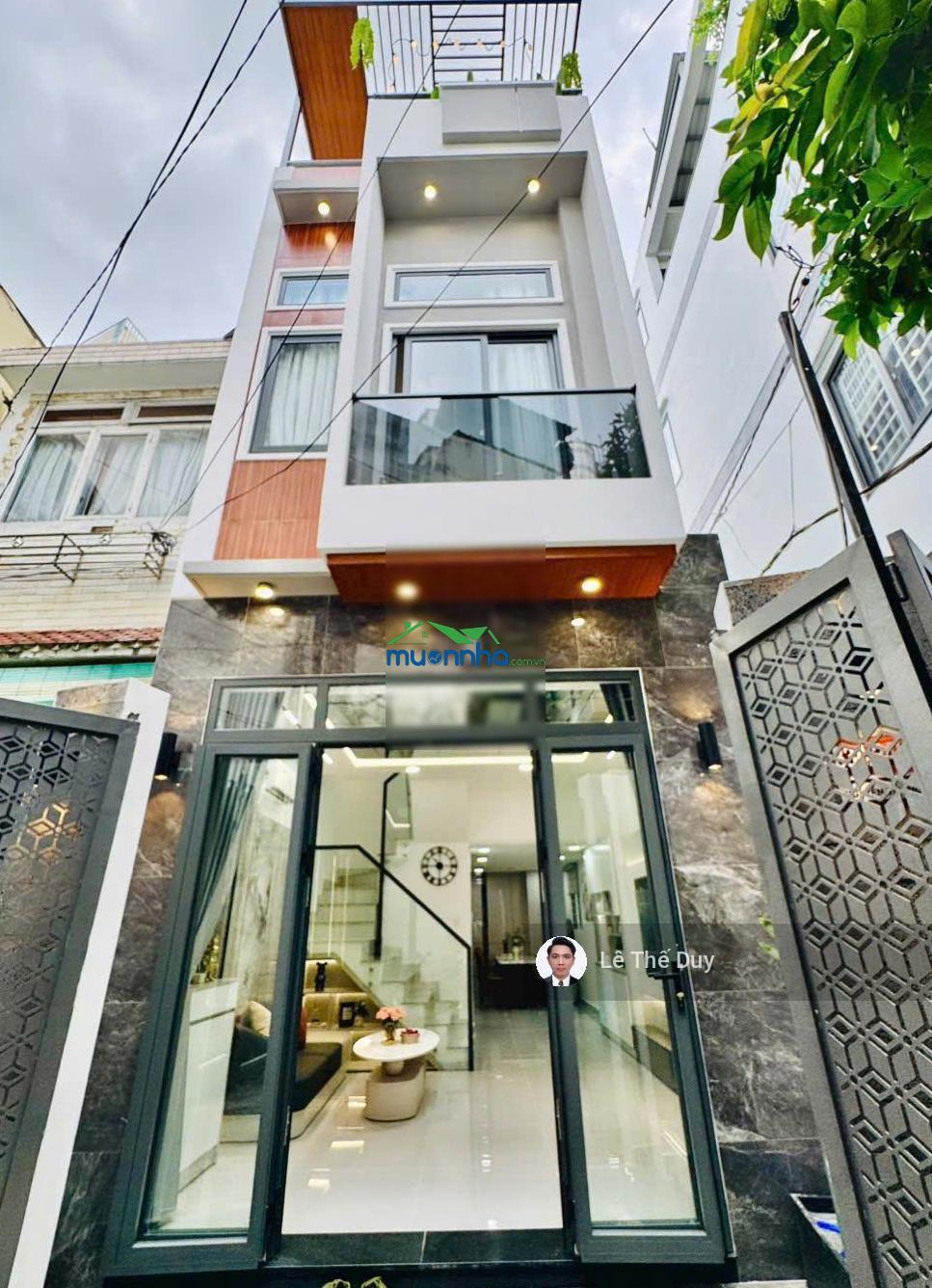 Sát vách ngã 6 gò vấp & sân bay: siêu phẩm 4 tầng nguyễn văn nghi chỉ 7.32 tỷ!