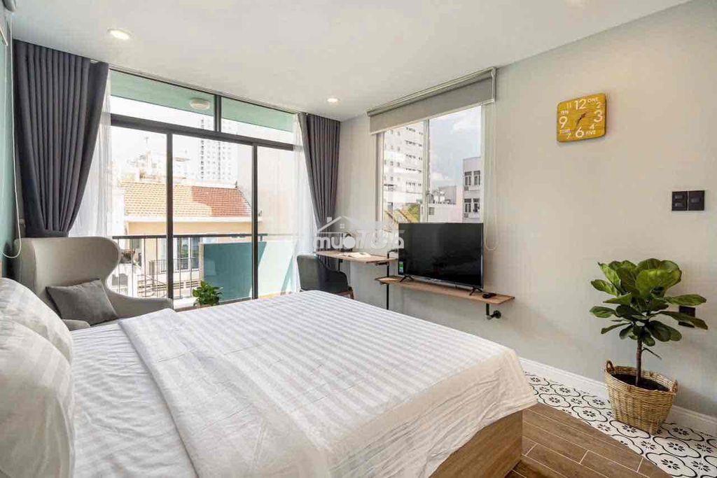 Căn hộ dịch vụ 40m2 ban công thoáng mát ngay tại chợ bà chiểu giáp q1 - 4