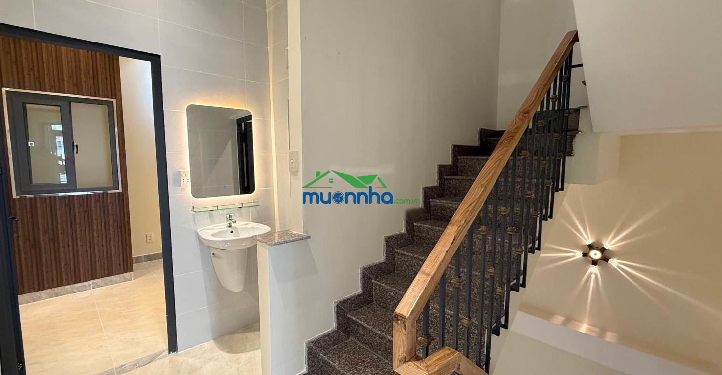 Giảm 100 triệu nhà riêng lê văn thọ gò vấp 1 trệt 2 lầu ô tô tận cửa - 4