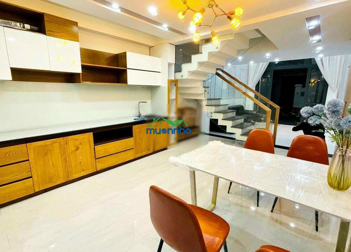 Cần bán gấp nhà mới hẻm 4m ngay vincom nguyễn xí, khu sang. dt: 4x13m. vuông vắn. xây 3 tầng mới - 3