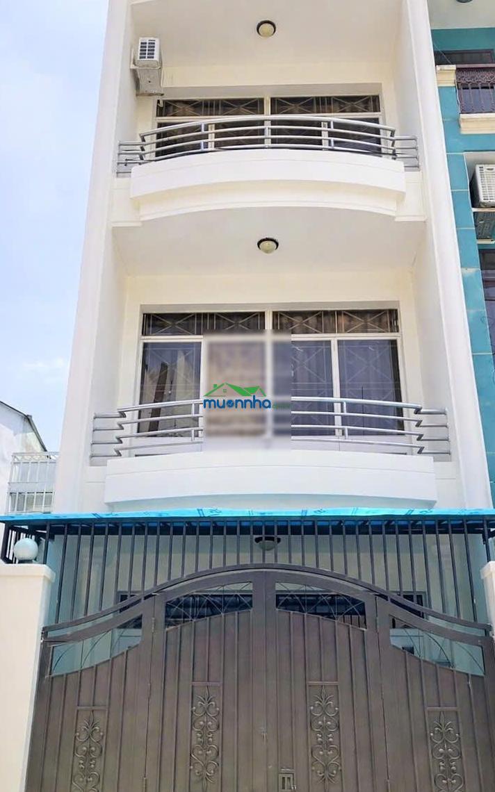 Cần tiền bán gấp nhà hẻm 6m nguyễn văn đậu - dt: 4x15m. vuông vức. trệt, 2 lầu, kiên cố.