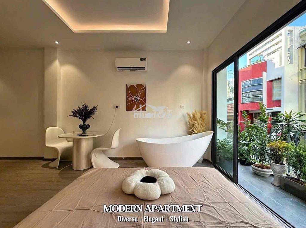 Cho thuê căn hộ làm airbnb ban công lớn gần lim3 tower giá rẻ - 4