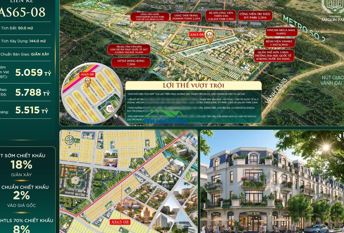 Nhà phố liền kề vinhomes saigon park - hóc môn - 3