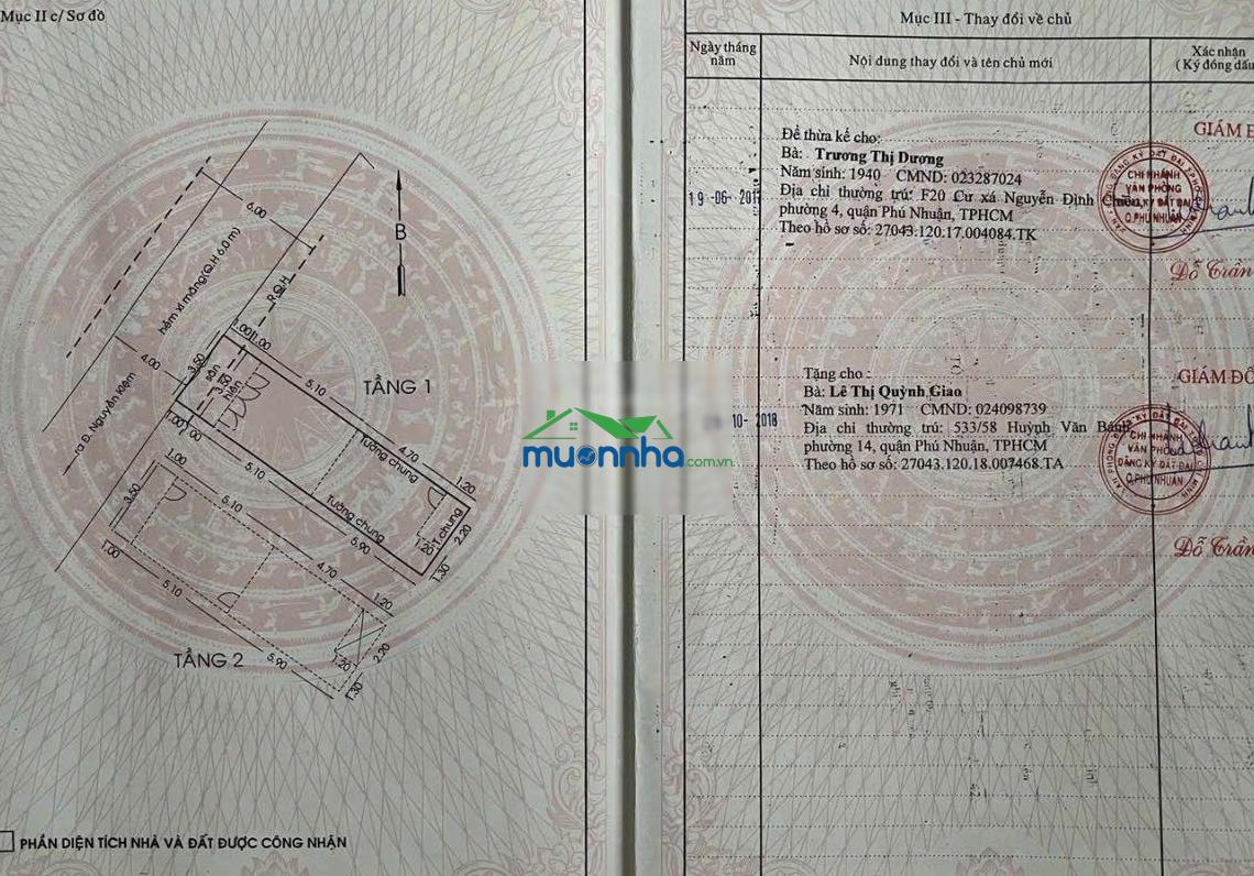 Cần bán gấp nhà nguyễn đình chiểu, phú nhuận, có thương lượng