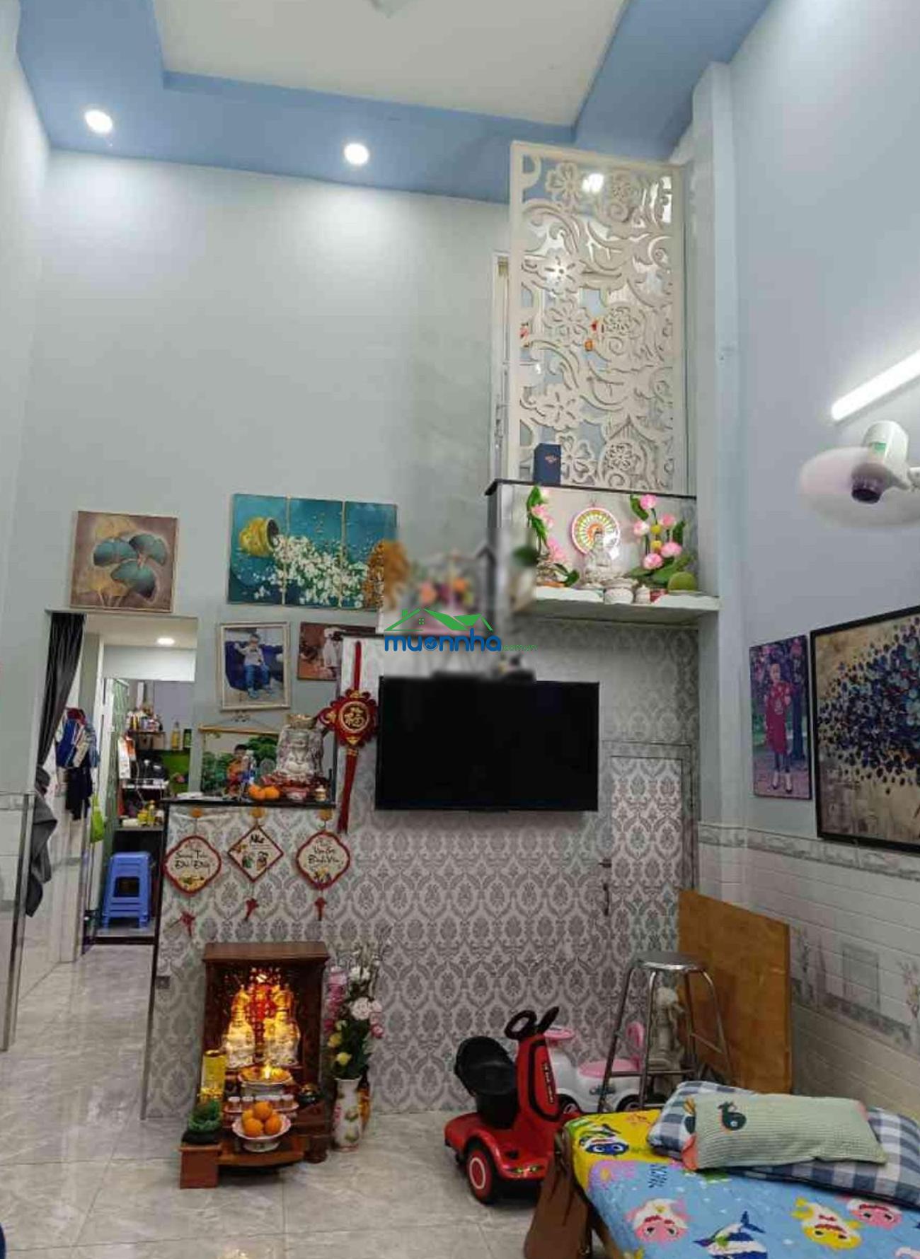 Nhà 2 tầng, xe hơi đỗ cửa, hẻm phạm thế hiển thông âu dương lân q8, shr hoàn công chỉ 5,5 tỷ (tl)