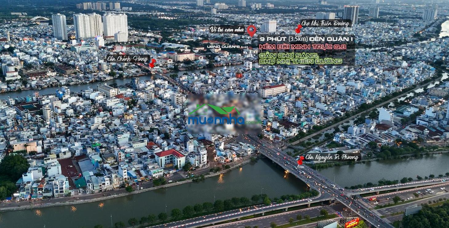 Chỉ 7,3 tỷ nhà 7x16,5m (117m²) gần hẻm bùi minh trực, gần chợ nhị thiên đường - 4