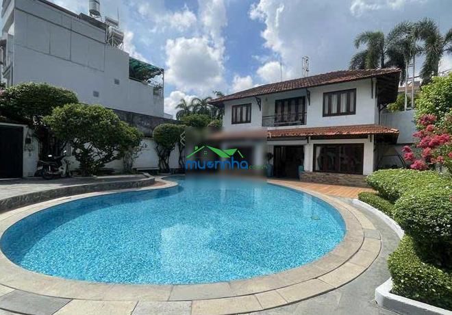 Bán nhà có hồ bơi diện tích khủng ngay dương quảng hàm gò vấp, giá chỉ: 28 tỷ, dtcn 300m2 - 3