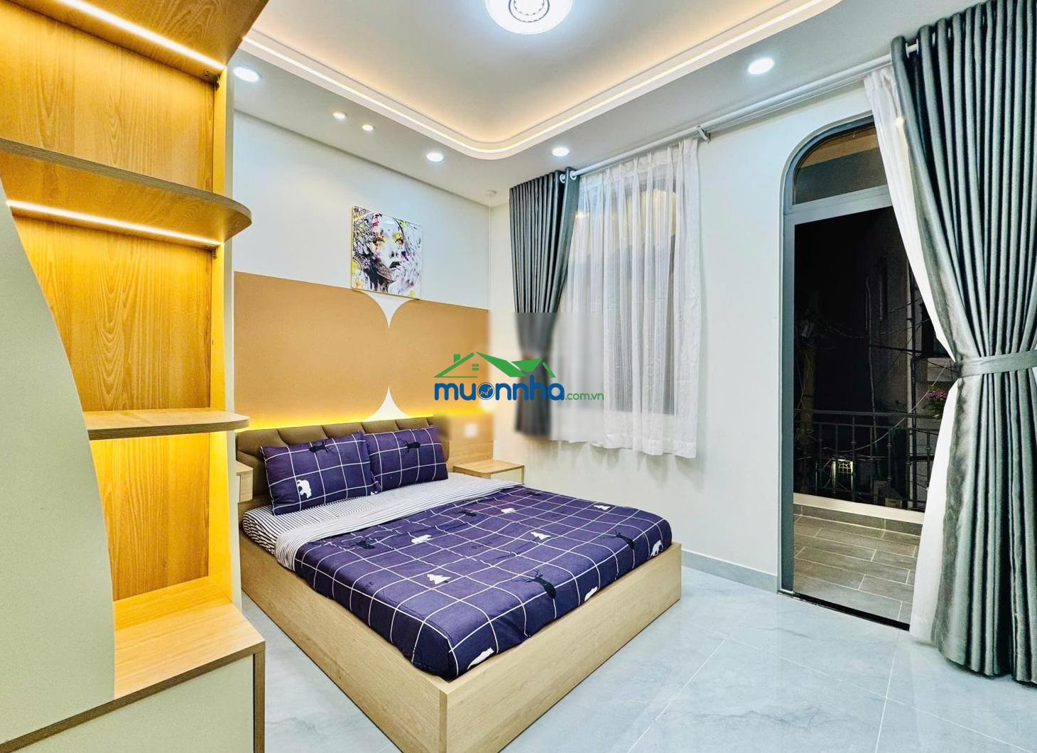 Hàng hiếm - cần bán nhà hẻm xe hơi khu phan văn trị - ngô đức kế. dt: 3.8x12m. trệt, 2 lầu mới xây - 2