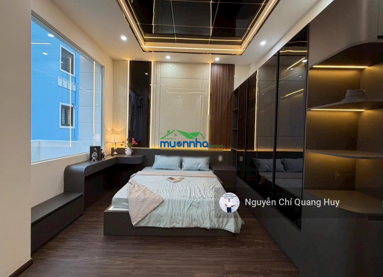 Nhà phố đủ nội thất - hẻm 3,5m 1113 huỳnh tấn phát phú thuận - 4,85m x 11m sổ hồng - giá 6,95 tỷ