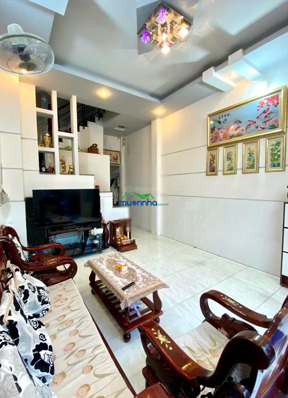 Nhà 2 tầng chính chủ lâu năm - 74m2 - 4 pn - hoàn công đủ - hẻm huỳnh tấn phát - chỉ 5,6 tỷ