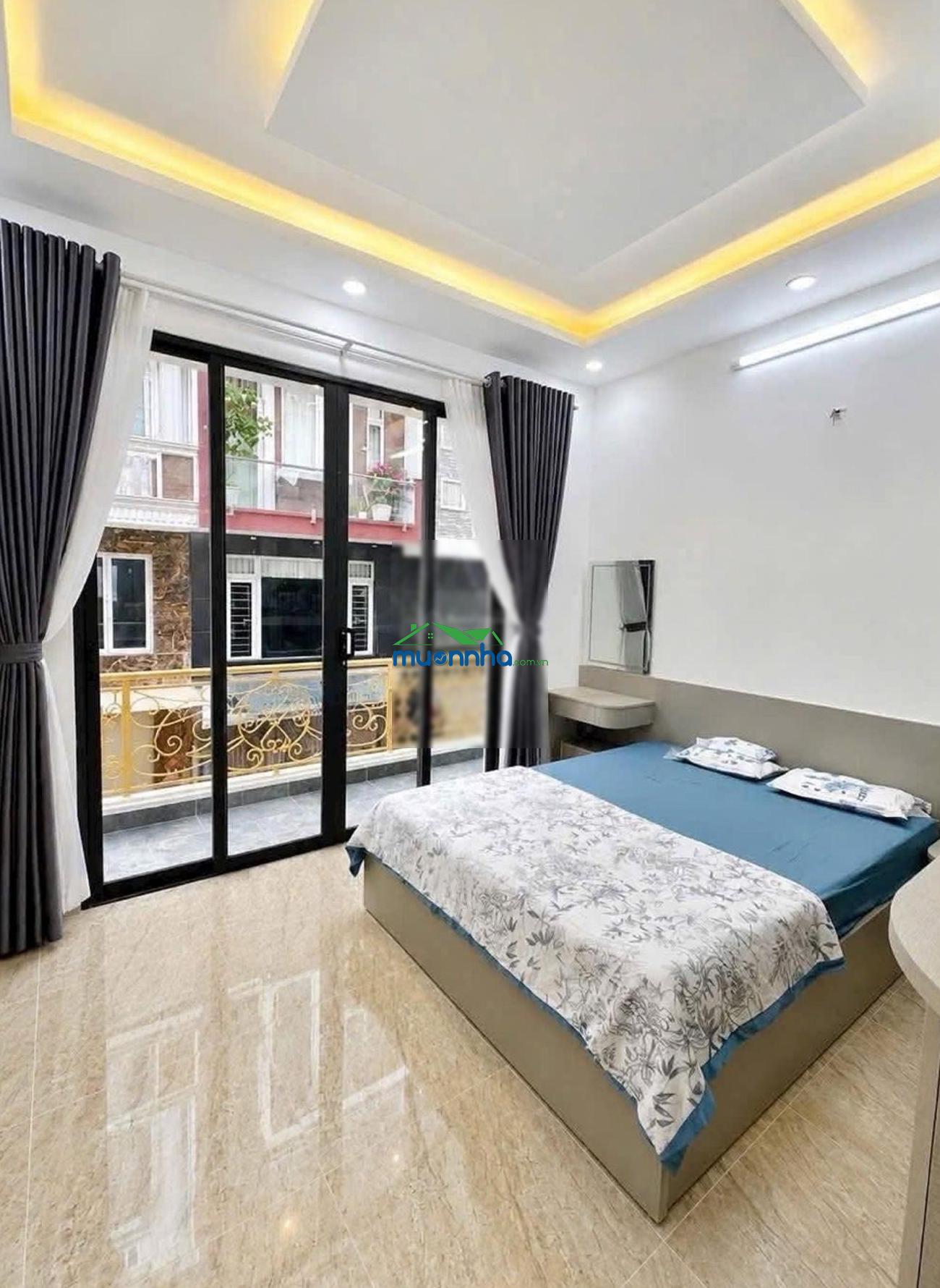 Nhà đẹp 4 tầng, xe hơi tránh, hoàng quốc việt, quận 7, ngang 4,5m, sát sân bóng ca, chỉ 10 tỷ nhé - 3