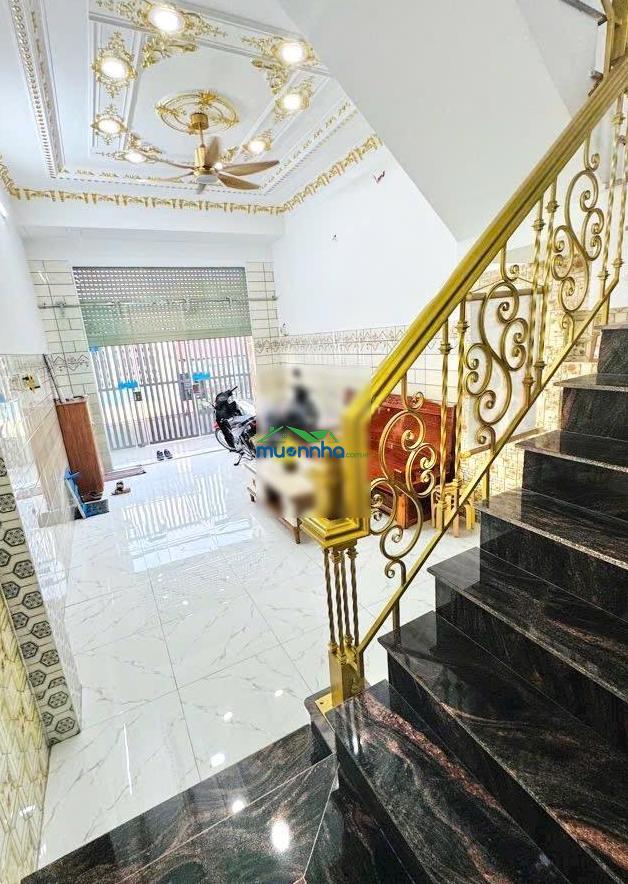 4 tầng - đường 8m thông kinh doanh - 4x19,5m - tỉnh lộ 10 - gần tên lửa - quận 6 - 8 phòng ngủ - 4