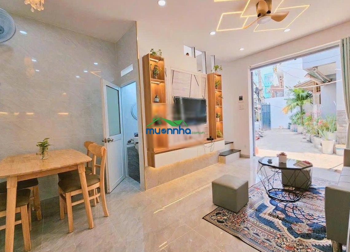 Nhà 1 lầu 22m² hẻm xe hơi trước sau đường bùi quang là, gần emart 2 - 3