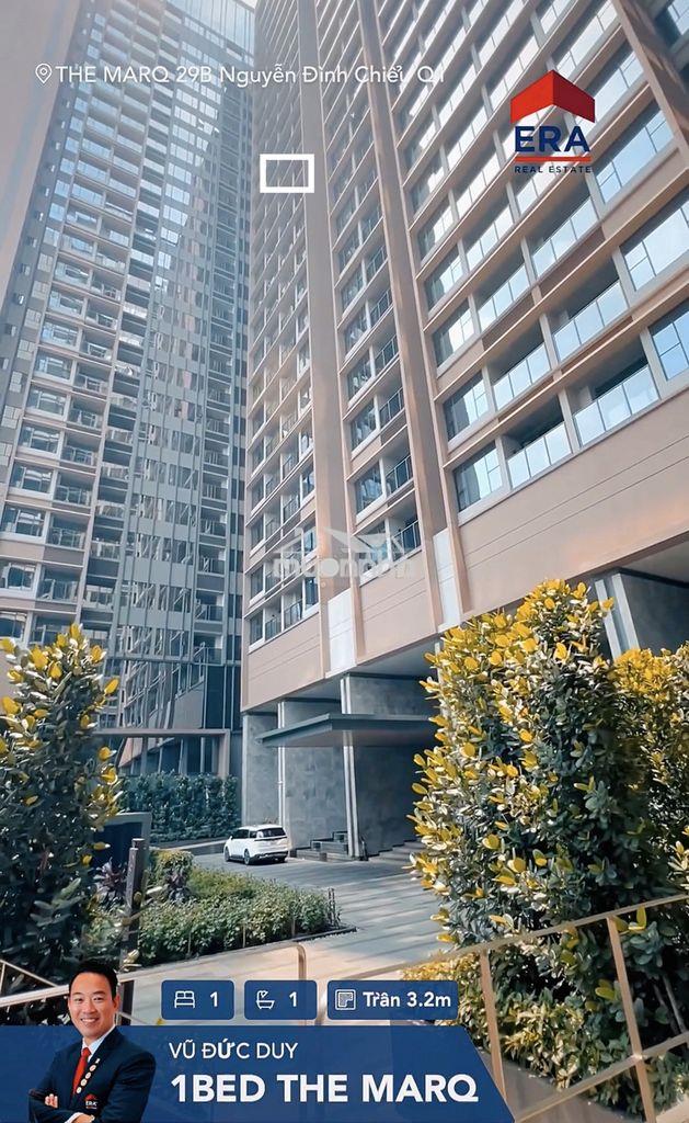 Chú di cho thuê 2pn the marq quận 1, 74m siêu đẹp, rẻ 45tr tầng trung