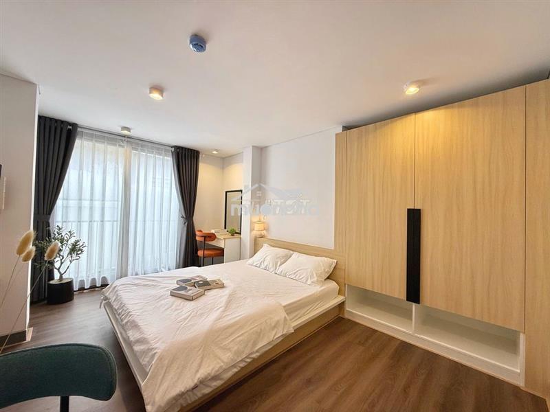 Căn hộ 1pn ban công máy giặt riêng 40m2 võ thị sáu q1 gần chợ tân định