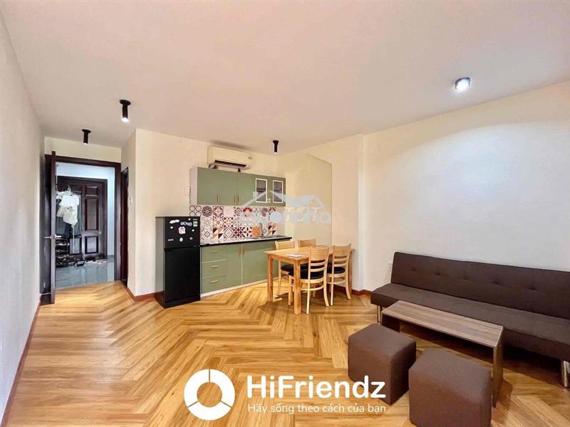 Chdv 1pn + 1pk ban công, studio,miễn phí xe ngay cầu nguyễn tri phương
