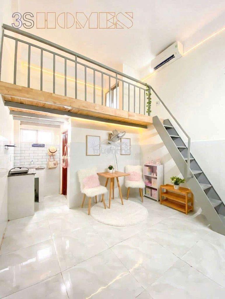Phòng full nội thất như hình - gác cao 2m giá chỉ 3tr4