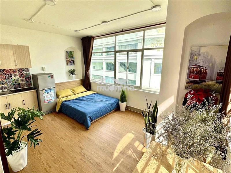 Studio ở trung tâm full nội thất giá rẻ ở 1-3 người thoải mái