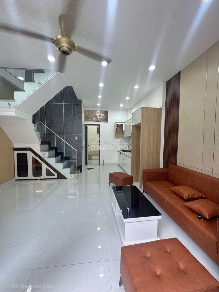 Nhà mới đẹp, 4m6❌️12, gần chợ phú lâm, q6 ,52m2 , full nội thất.