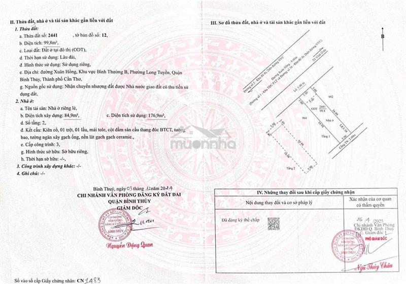 Bán nhà 2 tầng hoàn công (3pn) – đối diện bv nhi đồng – 5x20m