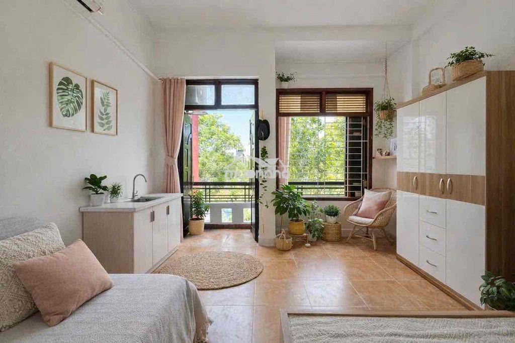 Studio ban công full nội thất ngay gần emart phan huy ích - 2