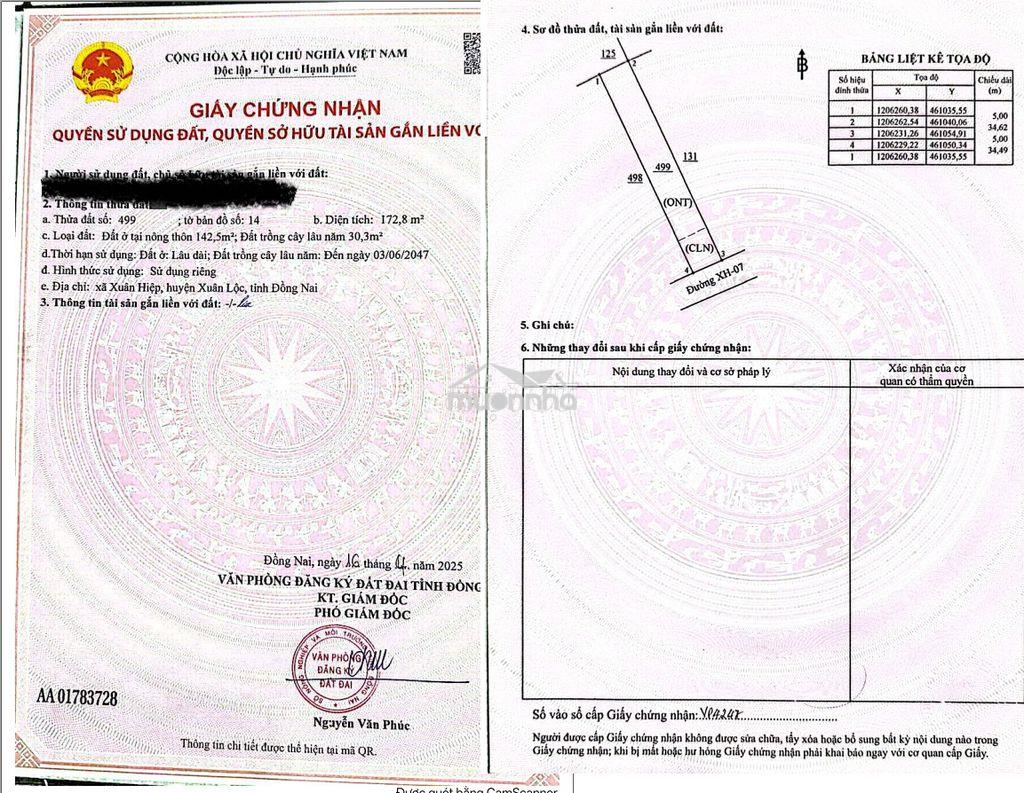 Mở bán 8 nền đẹp trung tâm khu dân cư tân tiến- phường xuân lộc - 2