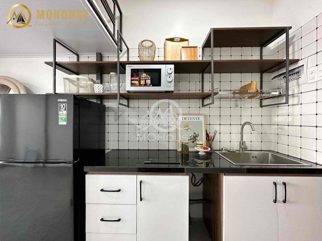 Chung cư mini dạng duplex hssv - gần chợ bau cát - full nội thất - 4