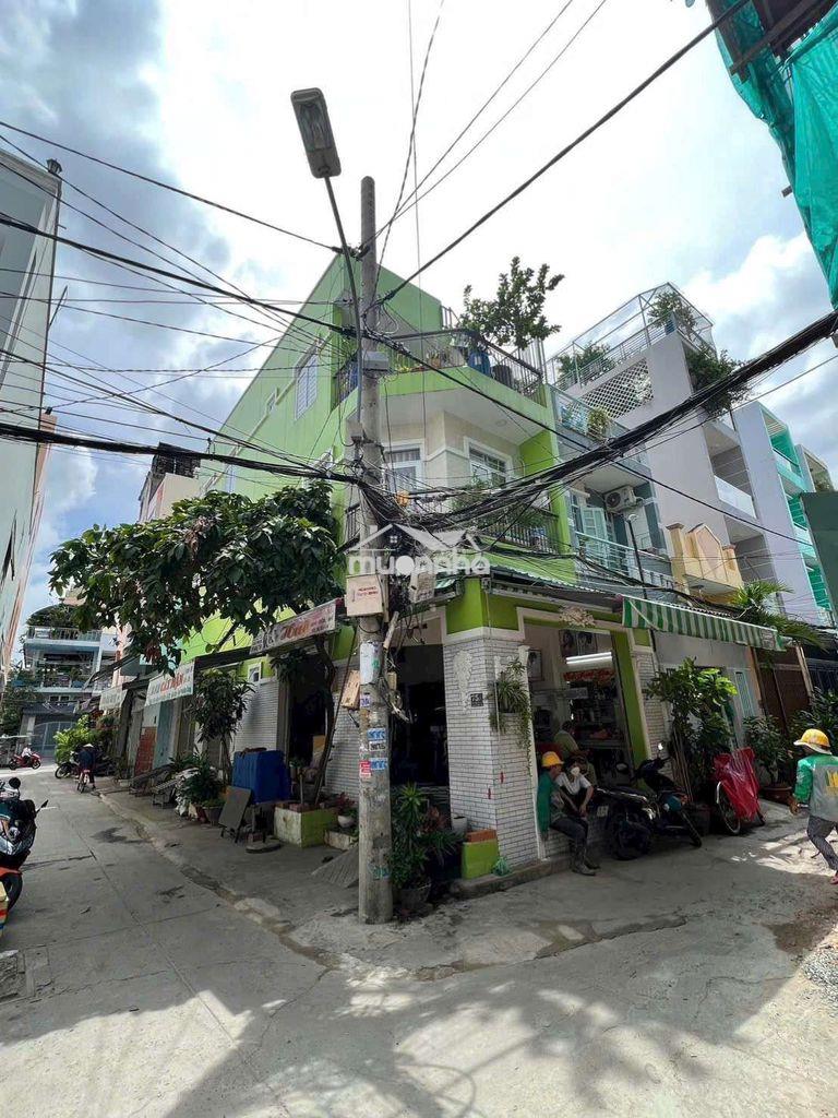 Góc 2 mt cư xá phú lâm d 4x15.5 3 tầng