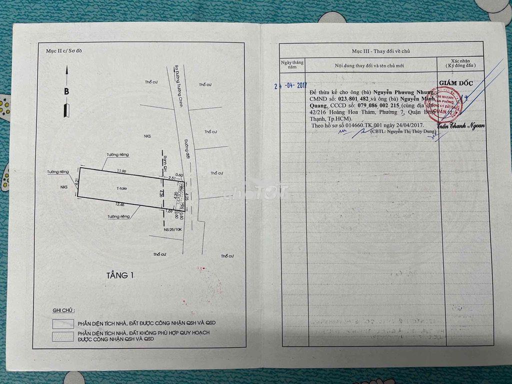 Bán nhà 121/ trường trinh q12  4.2x15 - 3