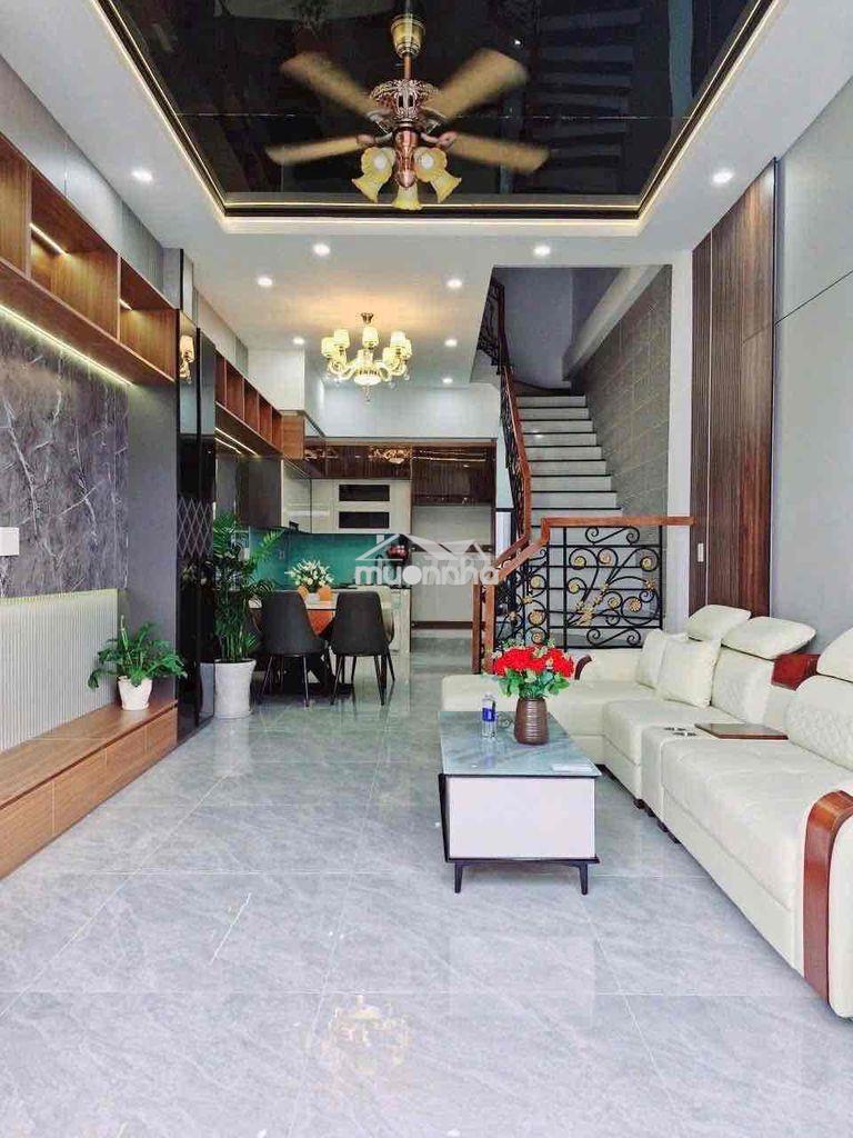 Cho thuê nhà 1 trệt 1 lầu phú hoà 3pn-2wc có nội thất