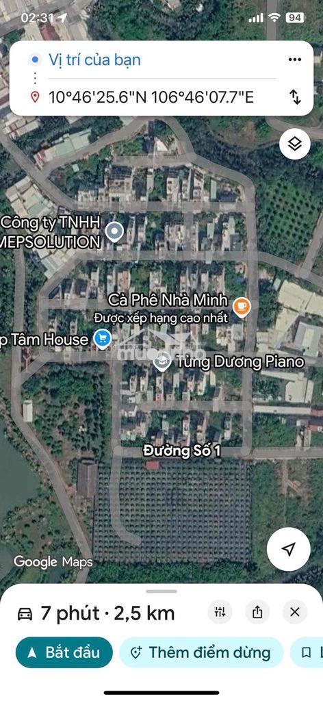 🏡 3,7 tỷ – đất tặng nhà kdc phố ông nhiêu, long trường  📍 đường số 1, - 3