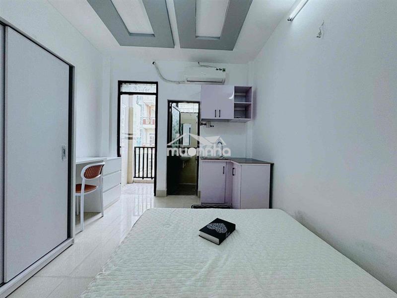 Chính chủ cho thuê studio bancong full nội thất quận bình thạnh