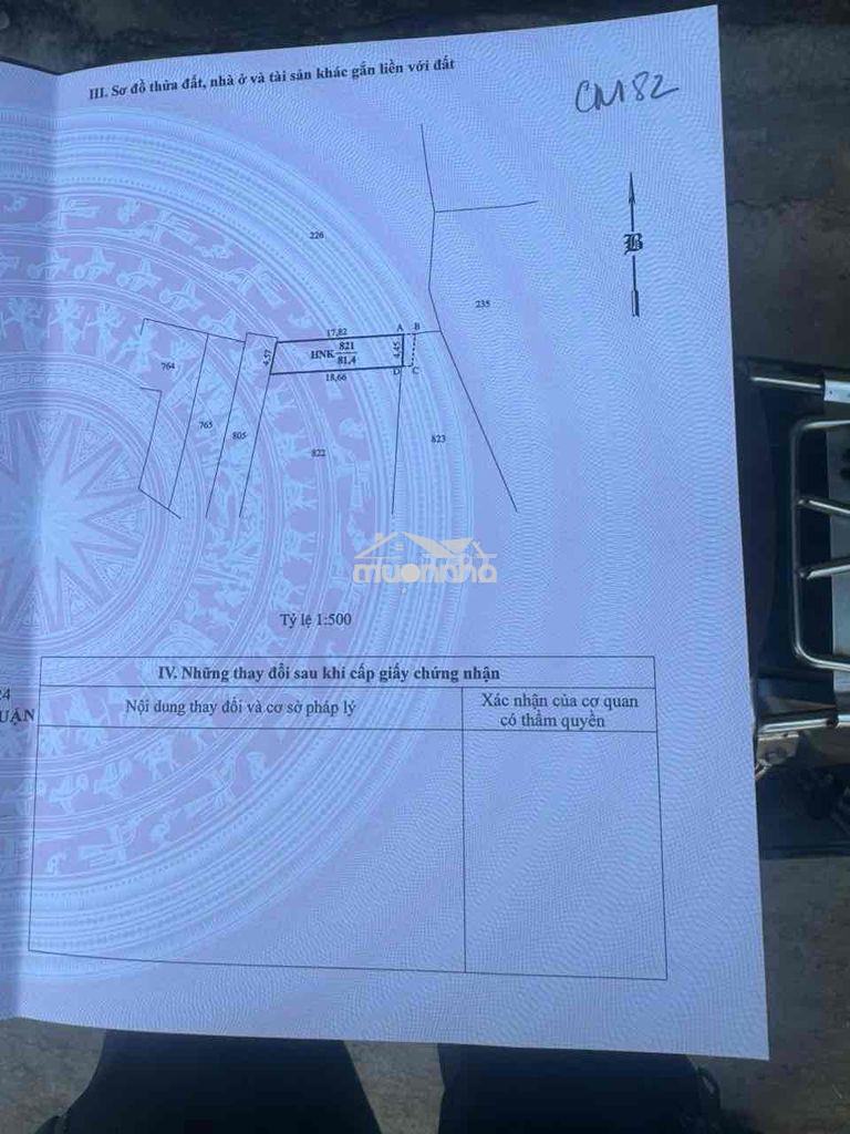 Bán đất 4,5x18 , có sổ hồng gần bệnh viện tỉnh giá rẻ