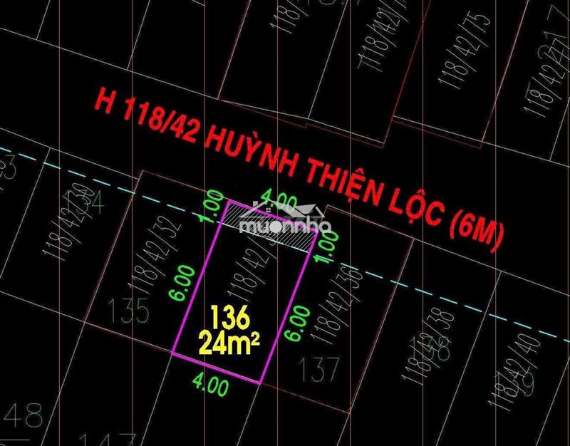 Bán nhà hxh đường huỳnh thiện lộc 2.5 tầng giá rẻ