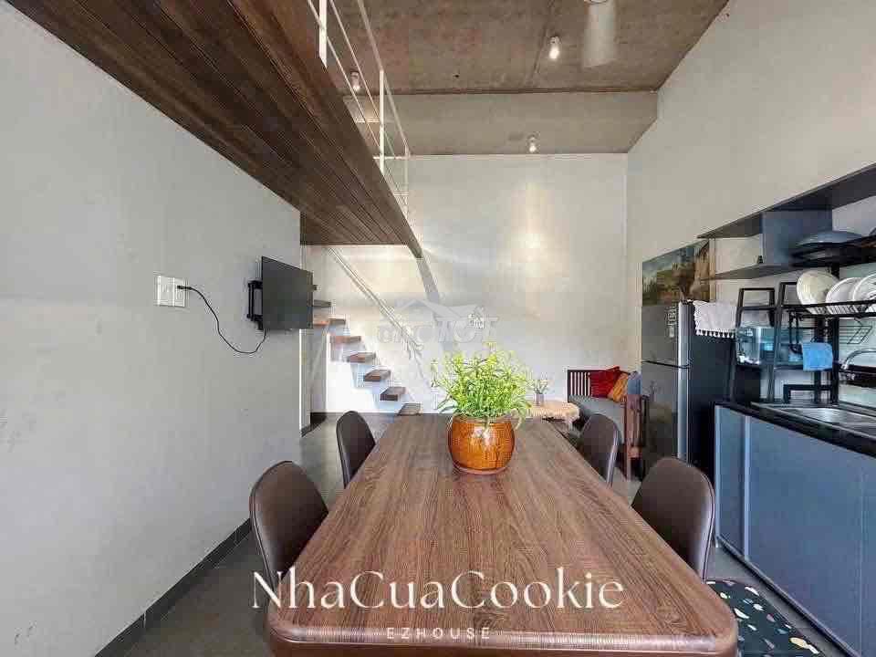 Căn hộ duplex tone gỗ gần etown gần học viện hàng không quận tân bình - 4