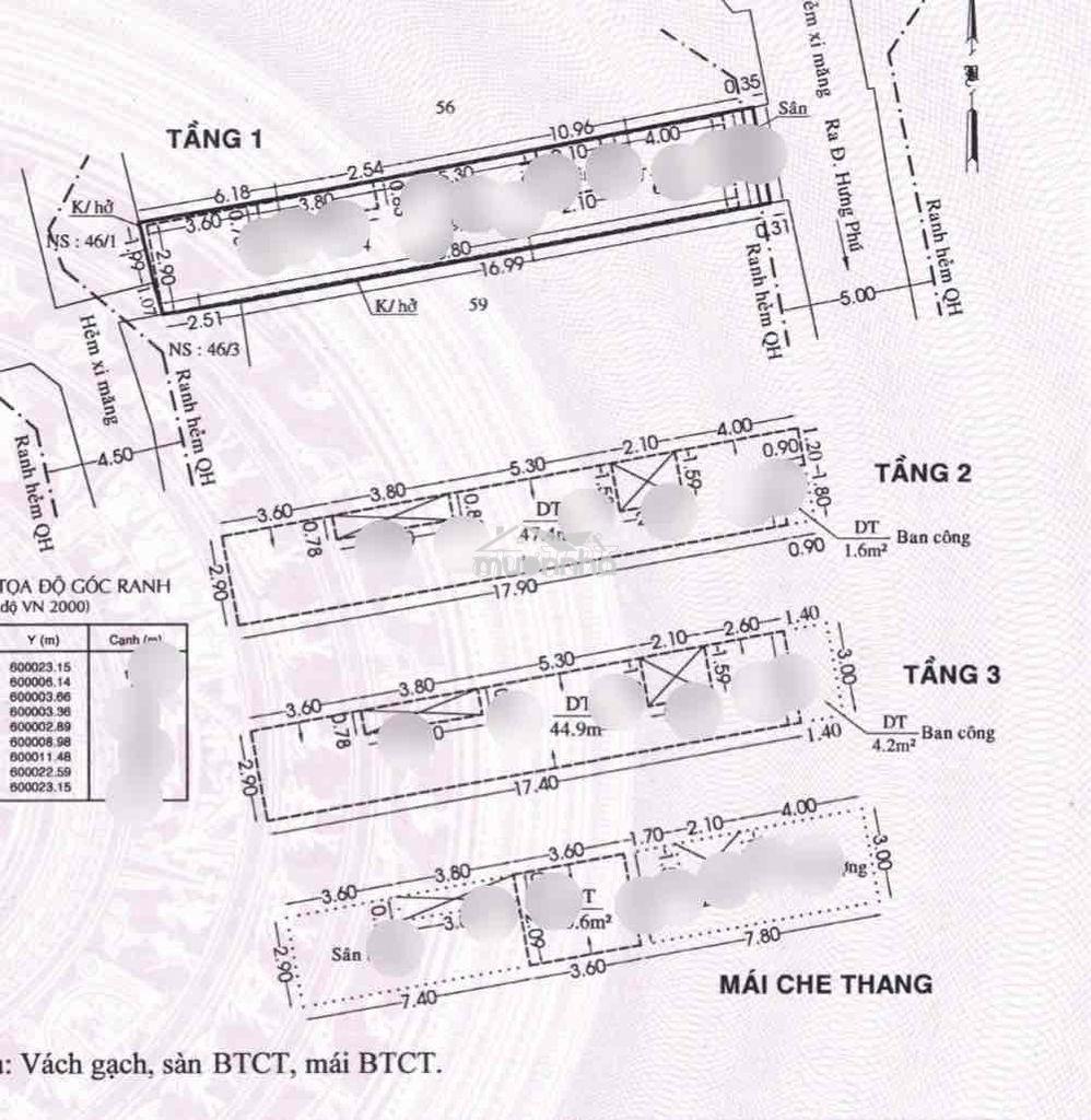 🛑 Nhà hẻm thông 4m, khu nhà lô hưng phú (3x20m), 4 tầng - 3
